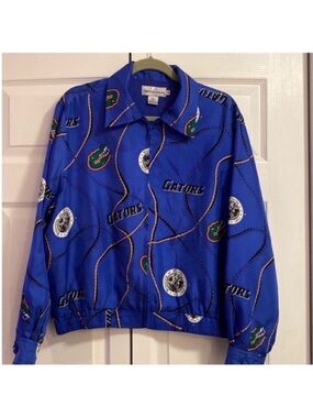 University of Florida Gators Silk Bomber Jacket size Medium